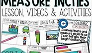 Estimating and Measuring INCHES Activities with Lesson Plans, Worksheet & More
