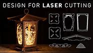 How I Design for Laser Cutting // My CAD Workflow