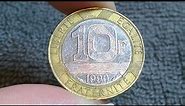 1990 France 10 Francs Coin • Values, Information, Mintage, History, and More