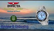 Invicta "Mother of Pearl" Pro-Diver 100m Dive Watch - Review & Unboxing (23067 / Seiko PC32A)