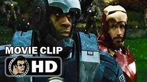 IRON MAN 2 Movie Clip - Tony Stark and War Machine (2010) Robert Downey Jr Marvel Superhero Movie HD