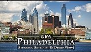 Philadelphia 4K by Stunning Drone View, USA 🇺🇸 - Downtown Philadelphia Pennsylvania Skylines