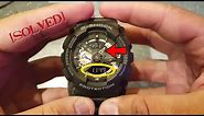 How to sync Casio 5146 5425 (Gshock analog hands and digital display not matching)