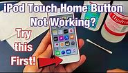 iPod Touches: How to Fix Home Button Not Working, Broke, Unresponsive, Hesitant, Delayed, etc