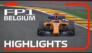 2018 Belgian Grand Prix: FP1 Highlights