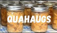 TWO ways to preserve BAR CLAMS-QUAHAUGS-Pressure CANNING and FREEZING