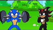 Learn how to be the bad guy with Sonic & Tails - Toilet Secret Room By VENUS CARTOON