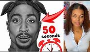 How to Draw Tupac Freestyle Rap