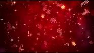 Animated Red Christmas Background Loop Video with particles 4k 1080 #Background special #filmora