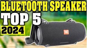TOP 5: Best Bluetooth Speaker 2024