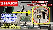 How to Fix Sharp TV Not Turning On & No Standby Light, Sharp TV Has No Power Light | Easy Fixes