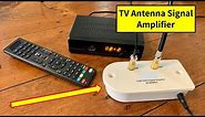 TV Antenna Signal Amplifier - Booster - Improve Over-the-Air TV Reception