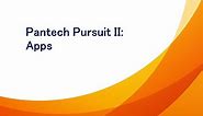Pantech Pursuit II: Apps
