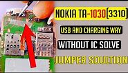 Nokia 3310 Charging Ways Solution USB Problem Solve With Jumper 100% Work