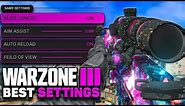 Warzone 3 BEST CONTROLLER Settings for PC & CONSOLE! (Warzone Best Settings)