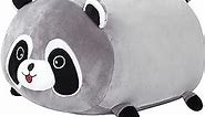 20'' Raccoon Pillow Stuffed Animals Cute Plush Toys Special Day for Kids Birthday Gifts for Boys and Girls, Gray