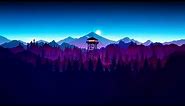 Simple Firewatch Tower Live Wallpaper 1