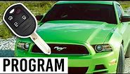 EASY: How to Program Ford Mustang Key (2005-2014)