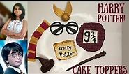 How to Make Harry Potter Cake Toppers | Fondant toppers | Learn to make fondant toppers