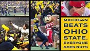 Michigan Beats Ohio State. Everyone Goes Nuts.
