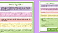 What Is Dyspraxia? A4 Display Poster