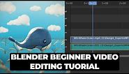 Blender 3D - Beginner Video Editing Tutorial (FREE Video Editor)