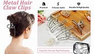5 PCS Hair clips - Silver