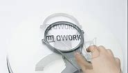 QWORK Reading Magnifier, 2.5X & 4X Hands Free Chest Rest LED Magnifier - Neck-Worn Visual Aid Illuminated Magnifier for Cross Stitch, Reading, Sewing