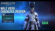 FFXIV Endwalker - Male Viera Full Character Creation - Rava