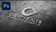 How to Create 3D Steel Style Logo Mockup in Photoshop