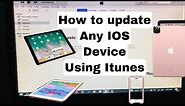 How to update any IOS in itunes using PC (Tagalog)