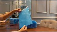 ☁️ Blue Bubble Wrap Bags Self-Sealing Bubble Wrap Pouches ☁️