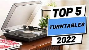 Top 5 BEST Turntables of [2022] | Record Players!