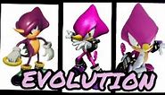 Evolution of Espio the Chameleon in Sonic games (1995-2017)