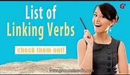 A List of Linking Verbs in English | English Grammar | Parts of Speech | State-of-being Verbs