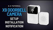 X9 Smart Doorbell Installation and Setup