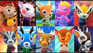 All 10 Deer Villager House Interiors in Animal Crossing: New Horizons