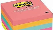 Post-it Notes, 3x5 in, 5 Pads, America's #1 Favorite Sticky Notes, Poptimistic, Bright Colors, Clean Removal, Recyclable (655-5UC)