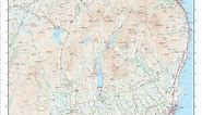 The Mourne Mountains Map is an Ordnance Survey NI SplashMap