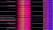 Purple and pink stripes on a black background