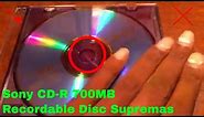 ✅ How To Use Sony CD-R 700MB Recordable Disc Supremas Review