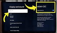 MOTOROLA Smart Google TV : How to Enable HDMI CEC Device Control TV remote to Control Other Devices