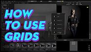How to use grids in photography + virtual studio demo!