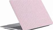 Pink Woven Fabric Design for MacBook Pro 13 inch Case A2338 A2289 A2251 A2159 A1989 A1708 A1706 (2023-2016)