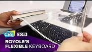 Hands-on with Royole's flexible keyboard at CES 2019