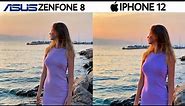 ASUS Zenfone 8 vs iPhone 12 Camera Test