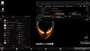 Alienware theme for Windows 10