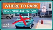 Where is Parking Allowed? Curbs, Markings & Signs Explained