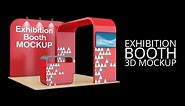 Creating an exhibition booth mockup. CAD, Keyshot, Photoshop
