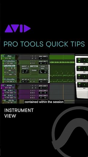 See how to use the Instrument View in Pro Tools to set up MIDI routing and levels